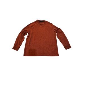 Member's Mark Crewneck Pullover Sweater Rust Speckled Knit XXL